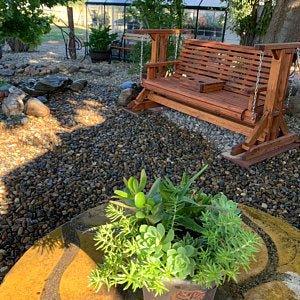 Southern Swings 6ft Glider Swing, Wood Porch Swing, Custom Outdoor  Furniture,Bench,Oversized