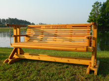 Load image into Gallery viewer, Cedar Glider Swing, Wood Bench, Patio Set, Love Seat, Bench, Oversized - Southern Swings