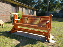 Load image into Gallery viewer, Classic Porch Glider Swing with Stand,Memorial Bench, Patio Glider Swing, Patio Furniture , Wood Garden Bench,Free Shipping - Southern Swings