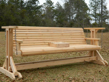 Load image into Gallery viewer, Cedar Glider Swing, Wood Bench, Patio Set, Love Seat, Bench, Oversized - Southern Swings