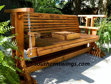 5ft Glider Swing, Outdoor Furniture, Porch Swing, Patio Bench,Free Shipping - Southern Swings