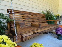 Load image into Gallery viewer, 5ft Porch Swing, porch furniture, wooden bench, gift for family - Southern Swings