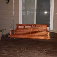 Load image into Gallery viewer, 5ft Porch Swing, porch furniture, wooden bench, gift for family - Southern Swings