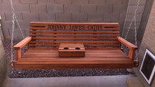 Load image into Gallery viewer, 5ft Porch Swing, porch furniture, wooden bench, gift for family - Southern Swings