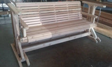 Load image into Gallery viewer, Cedar Glider Swing, Wood Bench, Patio Set, Love Seat, Bench, Oversized - Southern Swings