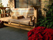 Load image into Gallery viewer, Cedar Glider Swing, Wood Bench, Patio Set, Love Seat, Bench, Oversized - Southern Swings